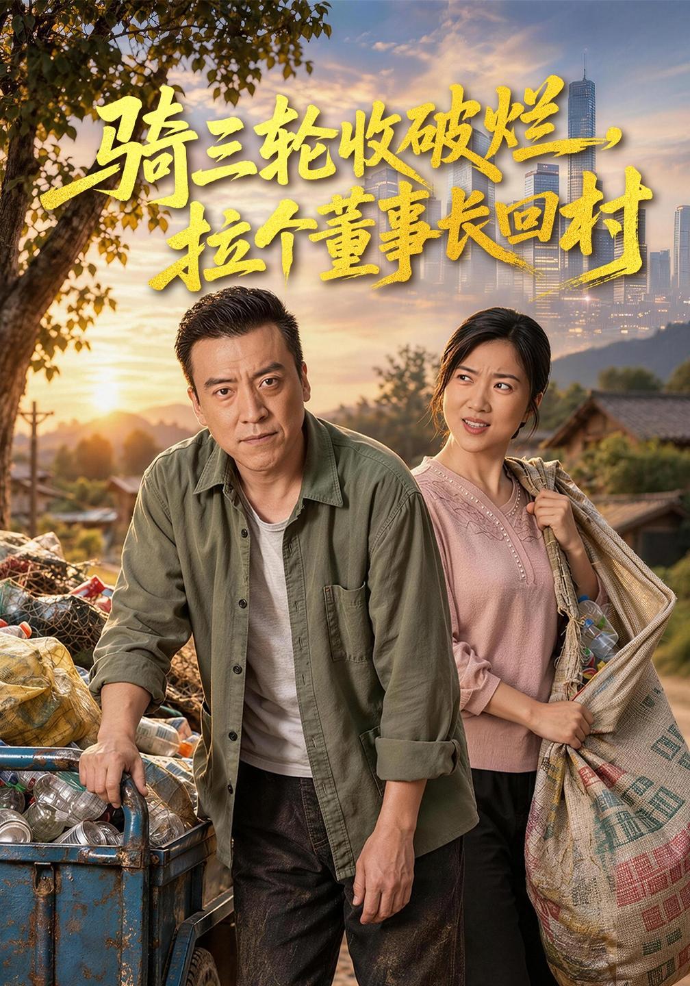 骑三轮收破烂拉个董事长回村