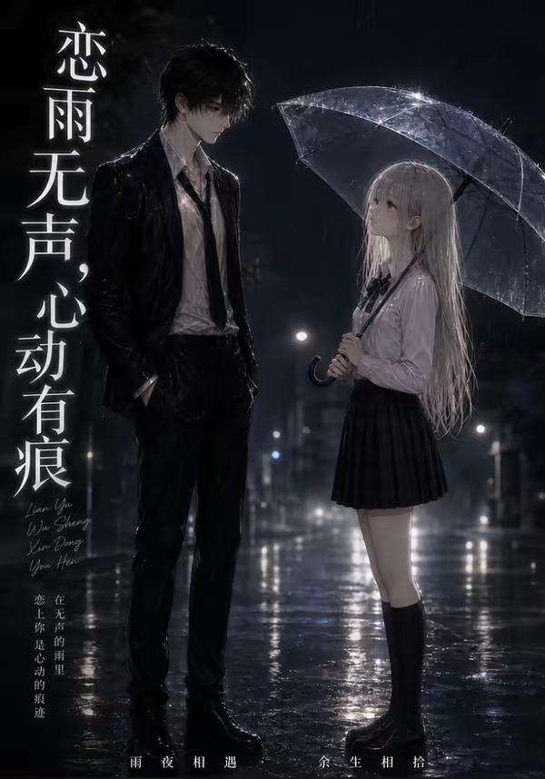 恋雨无声，心动有痕